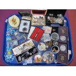 Festival of Britain 1951 Commemorative Coins, a Native American style bead necklace, 'Studs' case,