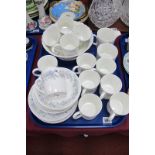 Wedgwood 'Angela' Table Ware, of twenty six pieces, one cracked bowl:- One Tray