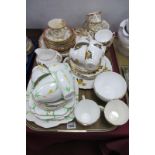 Aynsley Early XX Century Tea Ware, of twenty pieces, Royal Vale and 1930's tea ware:- One Tray