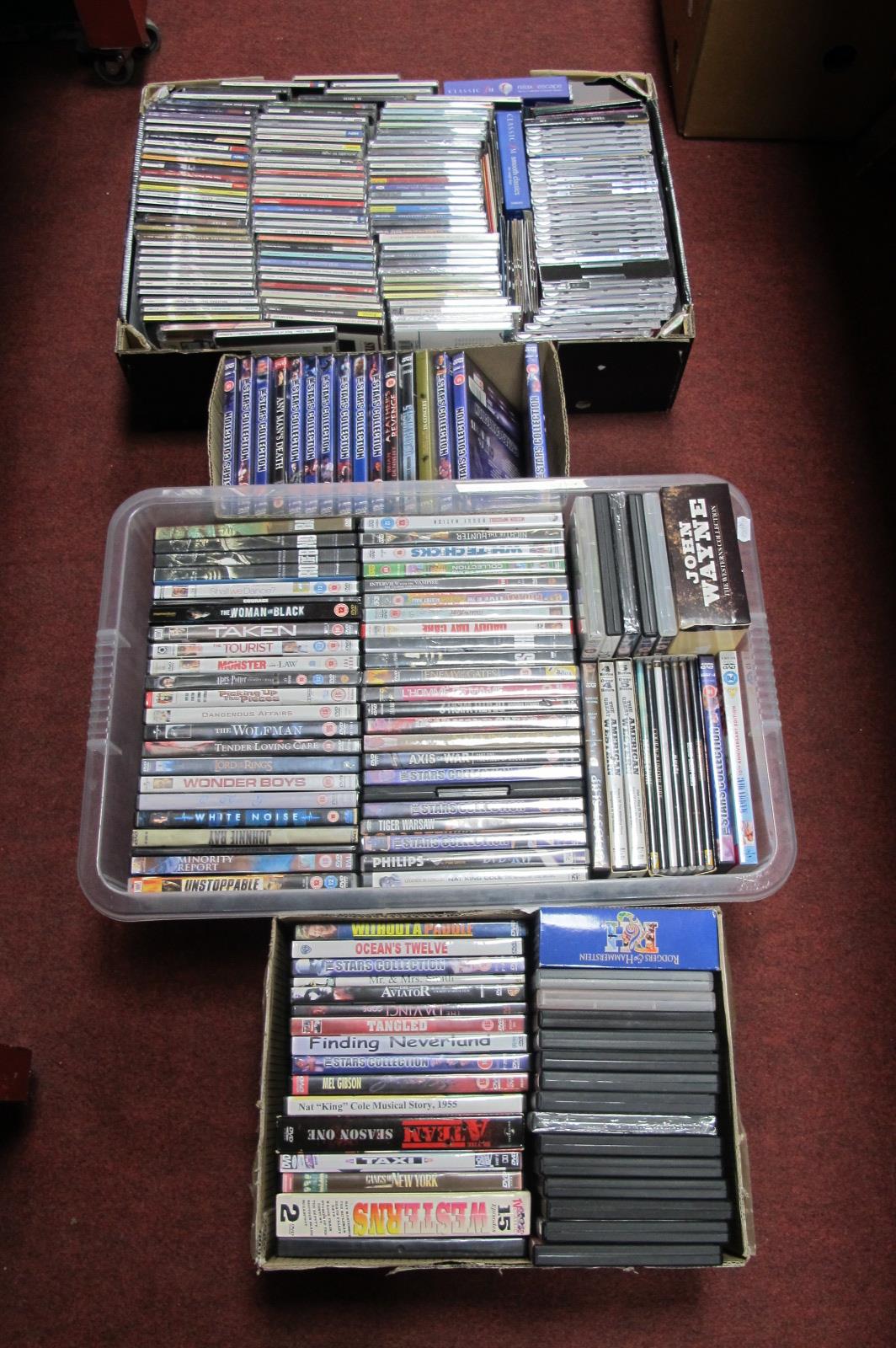 CD's and DVD's, including The Stars Collection.