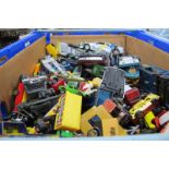 Diecast Playworn Vehicles, including Burago, Matchbox, Corgi, Lesney:- One Box
