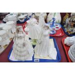 Coalport Ltd Edition of 7500 Figurines, 'Princess Alexandra' and 'The Queen' and Ltd Edition 'Alicia