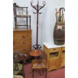Hat and Coat Stand, wine and coffee tables. (3)
