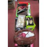 Ladies, Slippers, Shoes, Belts, etc:- Three Boxes