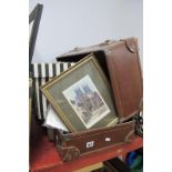 Two Ladies Hats in Box, suitcase, picture, etc.