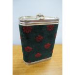 A Victorian/Edwardian Era Carriage/Car Foot Warmer, with original carpet cover, stamped 'Depose F.