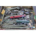 A Quantity of Hornby Dublo Three Rail Track, a Class 20 Hornby Dublo Locomotive, spares or repair