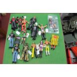 Approximately Fifteen Modern WWE, WWE Plastic Model Wrestling Action Figures, by Mattel, assorted