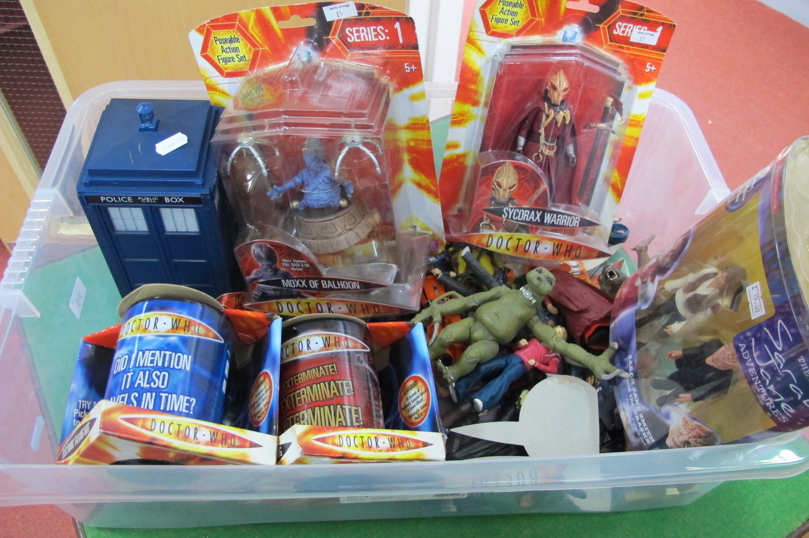 A Quantity of Modern Doctor Who Plastic Action Figures and Accessories, by character and other