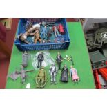 A Quantity of Modern Doctor Who Plastic Model Figures, Creatures, including Cyberman, Grandma