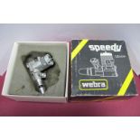 A Webra (Berlin-Germany) Speedy 1, 8CCM RC Model Engine, boxed.