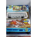 Ten Athearn 'HO' Gauge Outline American Rolling Stock Kits, including 55ft Center Flow 'Stauffer',