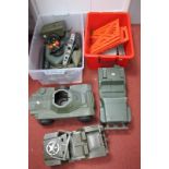 A Quantity of Original Action Man Vehicles, and other associated items, all playworn, parts