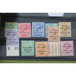 Ireland 1922 Collection of Overprints, includes Dollard SG 1-7 less SG 3. Thom printing SG 10, 12,