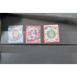 GB King Edward VII SG 307, 309, and 312, good to fine used.