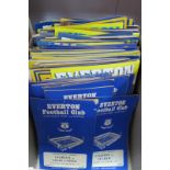 Everton Home Programmes 1960's-80's, League and Cup Issues, approximately two hundred.