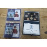 Two 1994 Royal Mint United Kingdom Brilliant Uncirculated Coin Collection, with D-Day Fifty Pence,