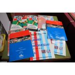 Sheffield Wednesday Pairs of Programmes, at Wembly League Cup Final 1991 & 93, 1993 FA Cup final,