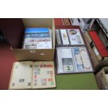 A Collection of GB Presentation Packs, with a face value of £135, plus a quantity of FDC's in two