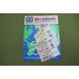 World Cup 1966 Tickets For Eighth Final Games at Hillsborough, July 12th West Germany v.