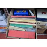 A Box Containing Mainly Used Stamps, in folder, loose, boxes, stockbook, from UK and around the