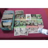 A Box of Over Two Hundred and Fifty Early XX Century - 1970's Picture Postcards, of varying