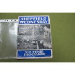 1934-5 Sheffield Wednesday v. Grimsby Town Programme, dated 4th May 1935, featuring four page F.A
