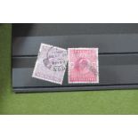 GB King Edward VII 2/6 and 5/-, good to fine used.