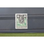 Northern Rhodesia 1925 Green and Black 10/- SG 016, mint.