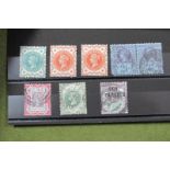 GB Queen Victoria Selection, SG 201 pair used, SG 197 (2), SG 213 mint, SG 210, SG213 and SG 065