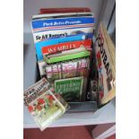 Panini Euro Football 1976-7 Sticker Album, over half full. Athletic News 1944-45. Star Footballers