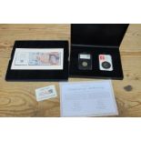 A Westminster Issue Jane Austen Ten Pounds Banknote, date stamp presentation, S/N CA17 010862 (
