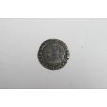 A 1594 Elizabeth I Sixpence, obverse crowned bust of Queen Elizabeth I, rose behind head to right,