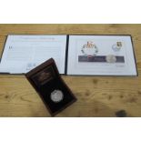 A Westminster Edition 2017 Two Pounds Silver Britannia, Harry and Meghan Engagement Commemorating