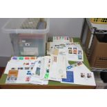 A Carton of GB and World Stamps and Covers, in boxes, stockbooks and albums, also included GB mint