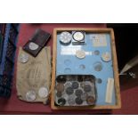 A Small Quantity of Mainly British Base Metal Coins, including George III Halfpennies, Commemorative