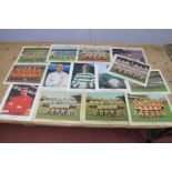 Typhoo Large Format Football Team Cards, sixteen plus four players. (20)