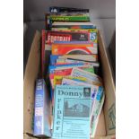 F.A. News, Charles Buchan's, Goal, Leeds United and other magazines. One Box.