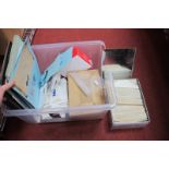 A Box of GB Used Stamps, in packets, tins and albums, plus a few FDC's, many thousand of stamps,