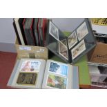 A Collection of G.B First Day Covers, PHQ Cards and Postcards, in seven binders, nice selection from