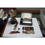 A WWII and Later Group of Six Medals, comprising War Medal, Defence Medal, 1939-45 Star, Burma Star,