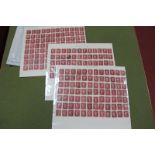 A Reconstruction of 1858 GB Penny Red Plate 93 Complete. 240 stamps in Good to Fine Used condition.