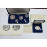 A Set of Commemorative Coins by John Pinches - London Commemorating The Investiture of Prince