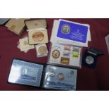 A 1985 Danbury Mint Great Western Railway 150th Anniversary Medal, cased, a 1980 Great Railway