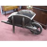 Wooden Wheelbarrow, approx. 118cm long.