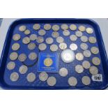 Coins: Fifty Pences, Two Pound Coins, in excess of £50 showing Peter Rabbit, Sherlock Holmes, etc.
