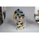 Lorna Bailey - Armeow the Cat, 12.5cm high.