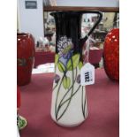 A Moorcroft Pottery Jug, painted in the 'Trefoil' design by Nicola Slaney, impressed and painted