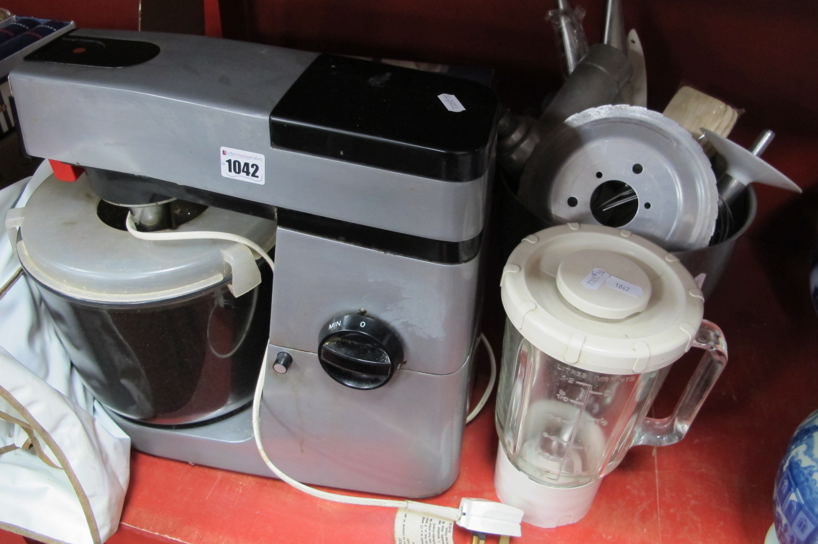 Kenwood Major Mixer/Blender and Slicer - Untested sold for parts only.