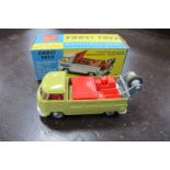 Corgi Toys Volkswagen Breakdown Truck 490, in original box, missing spare wheel.